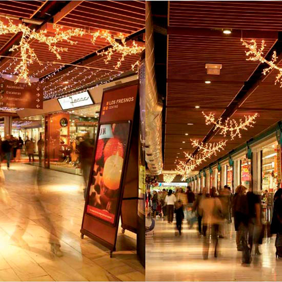 decoracion navideña para centros comerciales
